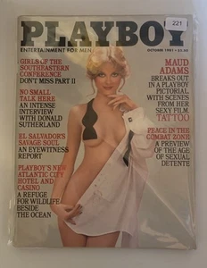 Playboy Magazine October 1981 Vintage Adult Collectors Issue w/ Centerfold - Picture 1 of 2