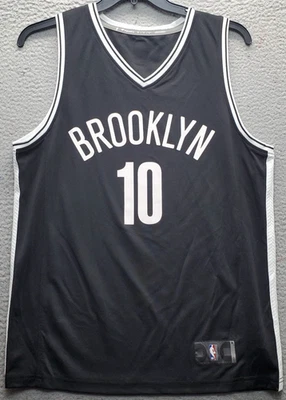 Camiseta deportiva de baloncesto NBA Brooklyn Nets Simmons #10 auténtica de fanáticos para hombre M negra Foto 1 de 4