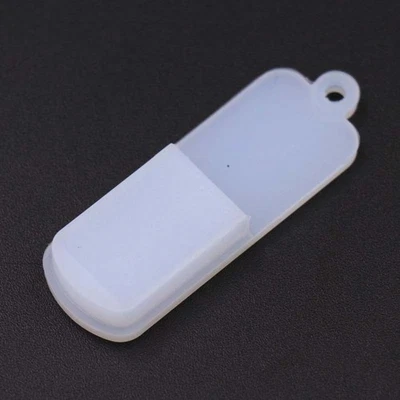 Capa protetora silicone U disco armazenamento bolsa portátil USB flash drive - Imagem 1 de 4
