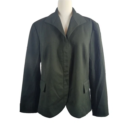 Blazer Lafayette 148 New York Lana Verde Talla 12 Foto 1 de 4