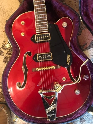 Gretsch G5420TG Edición Limitada Electromatic Años 50 Cuerpo Hueco con Bigsby, Dorado Duro Foto 1 de 4