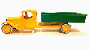 Steelcraft 1930 Pressed Steel Dump Truck Little Jim 24" Restored - Picture 1 of 16