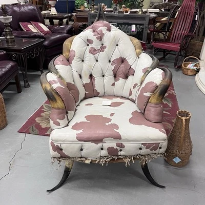 Silla de cuerno vintage/antigua Foto 1 de 4