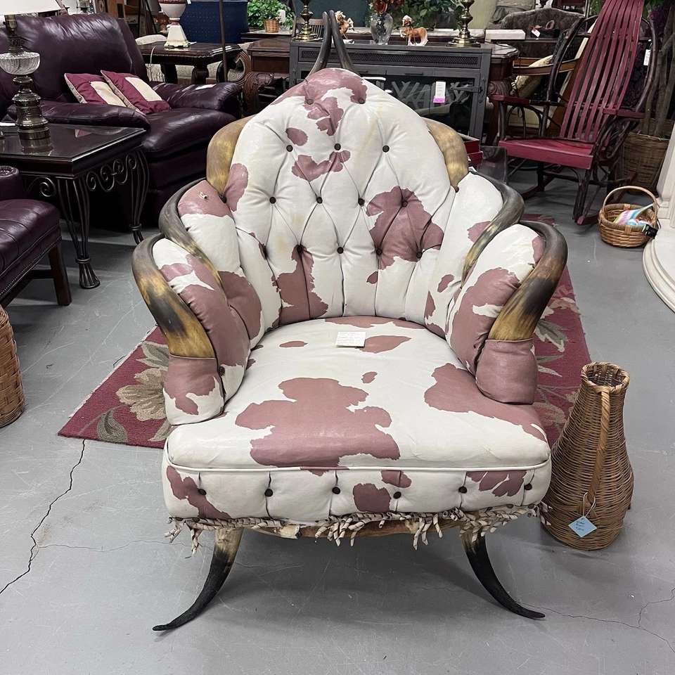 Silla de cuerno vintage/antigua Foto 1 de 4