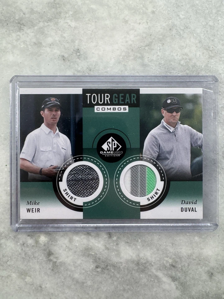 2014 SP Game Used Edition - Tour Gear Combos David Duval, Mike Weir #TG2WD Shirt - Image 1 of 2
