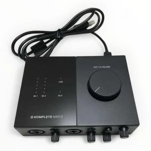 NATIVE INSTRUMENTS KOMPLETE AUDIO 2 USB Audio Interface Tested & Works 1745 - Picture 1 of 4