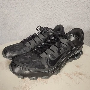 Nike Reax 8 TR Shoes Men 13 Triple Black Athletic Training Sneakers 621716-008 - Picture 1 of 12