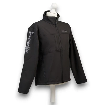 Audi Veste Softshell Traditions-Logos Coupe-Vent Imperméable Noir Taille XL - Photo 1/3