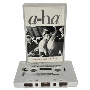 A-Ha Hunting High And Low Cassette 1985 Electronic Synth Pop Norwegian Band Vintage - Bild 1 von 6