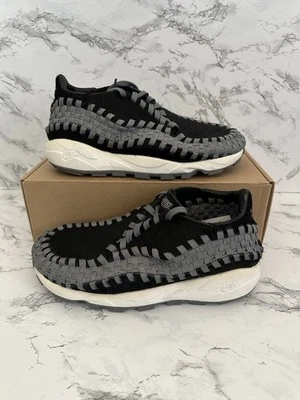 Nike Air Footscape Woven Athletic Shoes Black Grey ACG FB1959-001 Women’s Size 7 - Image 1 of 4