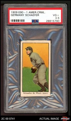 1909 E90-1 American Caramel Germany Schaefer Senators PSA 3.5 - VG+ - Image 1 of 2