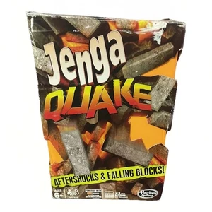 Jenga Quake Aftershocks & Falling Block Stacking Game 2014 Hasbro Complete GC - Picture 1 of 7