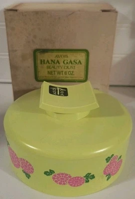 Polvo de belleza Hana Gasa vintage (polvo) de Avon.  Nuevo de Lote Antiguo y Nunca Usado!  6 oz Foto 1 de 4