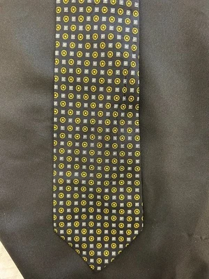 Corbata de seda Jack Taylor Beverly Hills para hombre solo rara azul multicolor nueva con etiquetas Foto 1 de 4