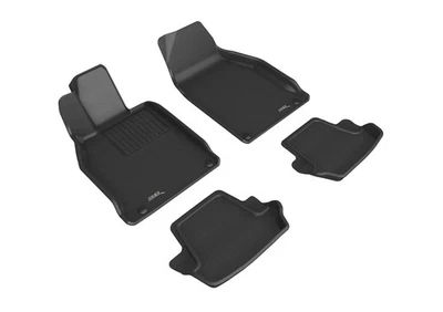 Floor Mats Custom Liners All Weather Black 1st & 2nd Row for Porsche 911 2020-24 Foto 1 de 4