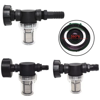 Filteranschluss Filterverbindung Kunststoff Robust Schwarz Umweltschutz Ungiftig - Bild 1 von 4