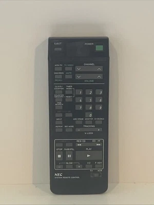 Vintage NEC System Remote Control VSQS0960 Japan Tested Working Used - Image 1 of 4