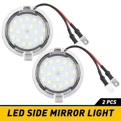 Luces LED de charco de espejo lateral para Lincoln LS MKX MKT MKS MKZ Mercury Sable EOOK Foto 1 de 4