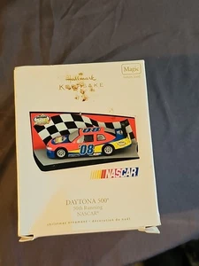 Hallmark Andenken Weihnachtsschmuck NASCAR Daytona 500 50. Lauf 2008 Neu Q - Bild 1 von 11