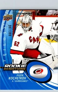 2022-23 Trilogy Rookie Renditions Blue /399 RC RR-23 Pyotr Kochetkov Hurricanes - Picture 1 of 2