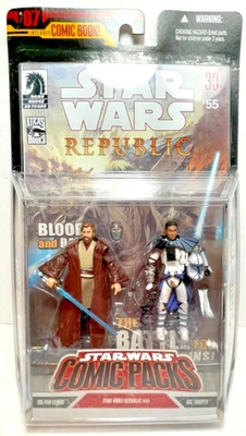Star Wars Republic Comic Pack: Figura Obi-Wan Kenobi Arc Trooper #55 Dark Horse Foto 1 de 4
