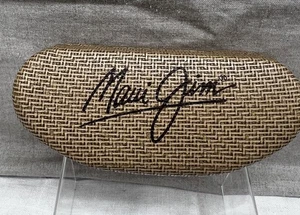 Maui Jim Sunglass Hard Case Eyeglasses Clam Shell Basket Weave Case Only - Picture 1 of 12