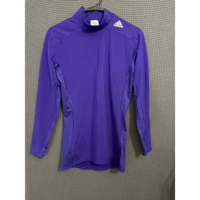 Camisa de Compresión Adidas Unisex Mujer Hombre M Púrpura Entrenamiento Techfit Deporte Activo Foto 1 de 4