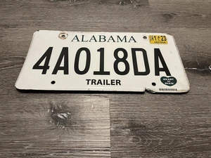 Alabama Anhänger Nummernschild #4A018DA - abgelaufen & Sammlerschild - - Bild 1 von 9