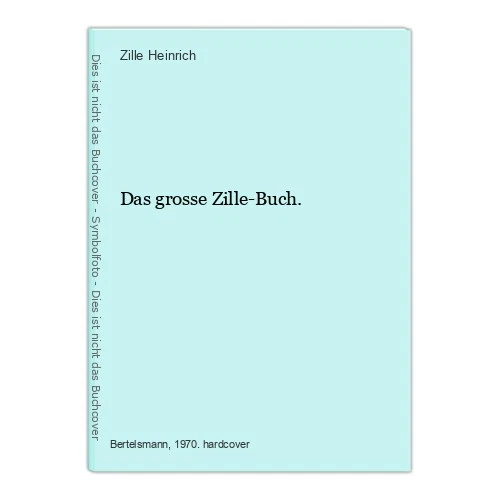 Das grosse Zille-Buch. Heinrich, Zille: - Bild 1 von 1