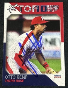 2024 Reading Fightin Phils Signed Otto Kemp RC Auto Card Phillies Autographed - Picture 1 of 1