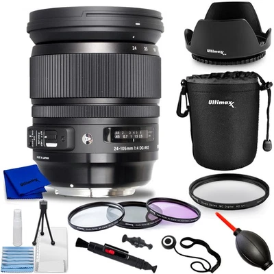 Sigma 24-35mm f/2 DG HSM Art Lens for Canon EF 588954 - 10PC Accessory Bundle - Image 1 of 4