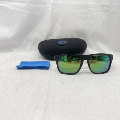 Gafas de sol Costa Del Mar Spearo XL cuadradas 580G polarizadas espejadas negras para hombre Foto 1 de 4