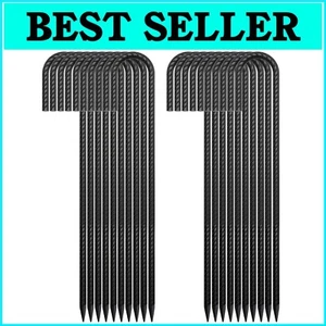 Weather-Resistant 24” Rebar Stakes Set of 20 - Reliable for All Outdoor Needs - Picture 1 of 9