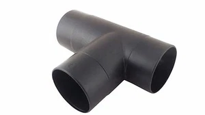 Dust Collector 4" 90 Degree T TEE 3 Way Connector ABS 4" for Flexible Hose 73471 - Picture 1 of 2