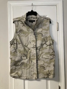 Women’s Max Jeans Camo Cotton Sleeveless Vest Size L - Picture 1 of 4