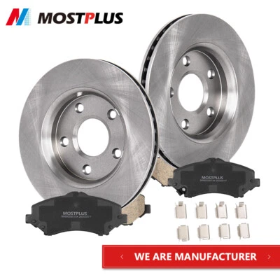 Front Disc Rotor Ceramic Brake Pad For Chrysler Town&Country Dodge Grand Caravan - Image 1 of 4