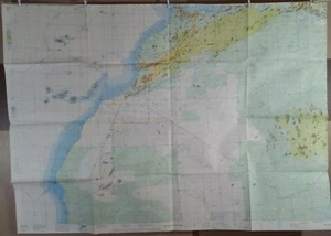 1971 NORTH WEST AFRICA MAP - DMA Jet Navigation Chart (JNC 33N, Ed. 1) 41"x57" - Picture 1 of 12