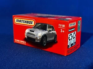 MATCHBOX POWER GRABS 2003 MINI COOPER S 2021 NEW IN BOX SILVER - Picture 1 of 1