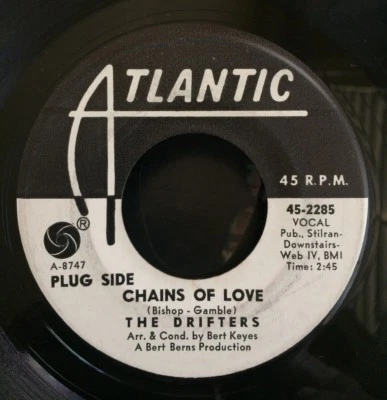 The Drifters - Chains Of Love / Come On Over To My Place 45 PROMO - Image 1 of 4