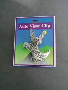Auto Visor Clip :Grand Child Please Drive Safely - Picture 1 of 2