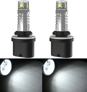 LED 20W 899 H27 White 6000K Two Bulbs Head Light Low Beam Replacement Upgrade EO - Picture 1 of 12