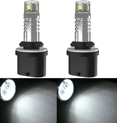 LED 20W 899 H27 White 6000K Two Bulbs Head Light Low Beam Replacement Upgrade EO - Image 1 of 4