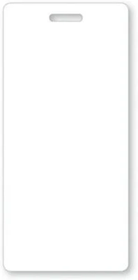 5 Pack - Blank White Vertical Badge Buddies - Heavy Duty Hospital Card ID Buddy - Image 1 of 3
