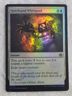 MTG Quicksand Whirlpool FOIL #31 The Lost Caverns of Ixalan Magic Card NM - Image 1 of 4