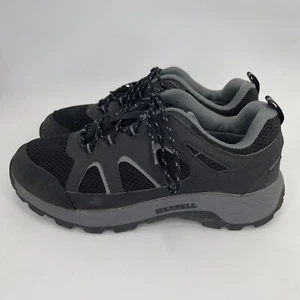 Scarpe da passeggio impermeabili Merrell Oakcreek pizzo basso grigio nero ragazzo taglia 7 - Foto 1 di 10
