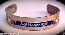 "A-B Honor Roll" Colorful Star Metal Cuff Bracelets/25/New!