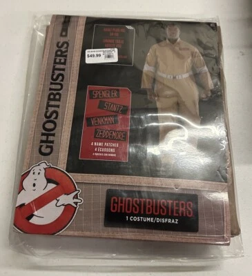 Adult Ghostbusters Halloween Costume Licensed -4XL PLUS NEW - Image 1 of 4
