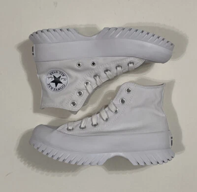 Top alto con plataforma Converse Chuck Taylor All Star 2.0 blanco para mujer 7 Foto 1 de 4