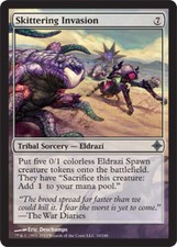 1x NM-Mint, English Foil Skittering Invasion - Foil Rise of the Eldrazi