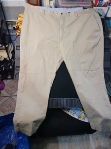 Polo Ralph Lauren Stretch Classic Fit Khaki Chino Hose 52x32 Beige Hellbraun Hose  - Bild 1 von 14